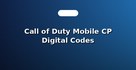 Call of Duty Mobile CP Digital Codes